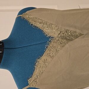 Green Lace Top
